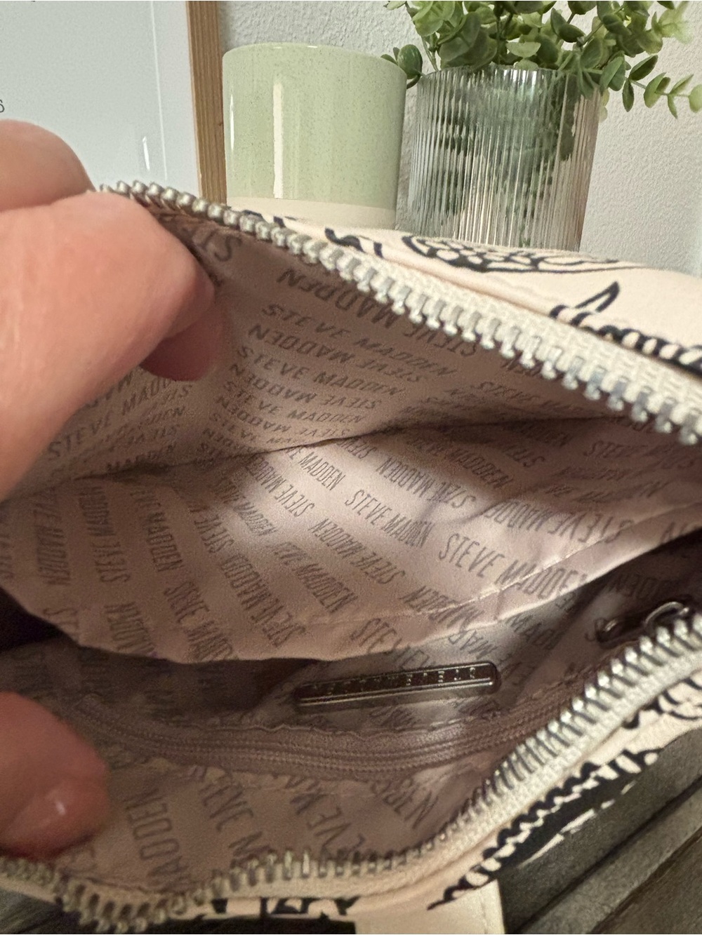 Steve Madden Paisley & Flower Shoulder Bag with Buckle - Picture 6 of 7